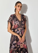 Multicolor Gypsy Rose Printed Dress