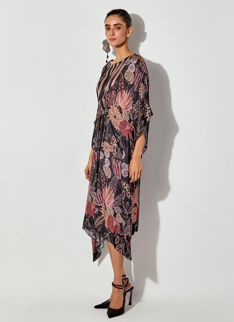 Multicolor Gypsy Rose Printed Kaftan