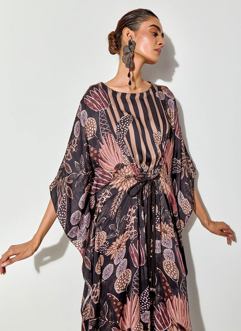 Multicolor Gypsy Rose Printed Kaftan