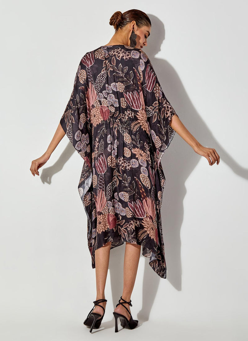 Multicolor Gypsy Rose Printed Kaftan