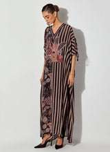 Multicolor Gypsy Rose Printed Kaftan Dress