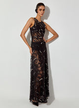 Black Embroidered Maxi Dress