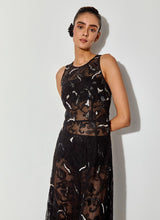 Black Embroidered Maxi Dress