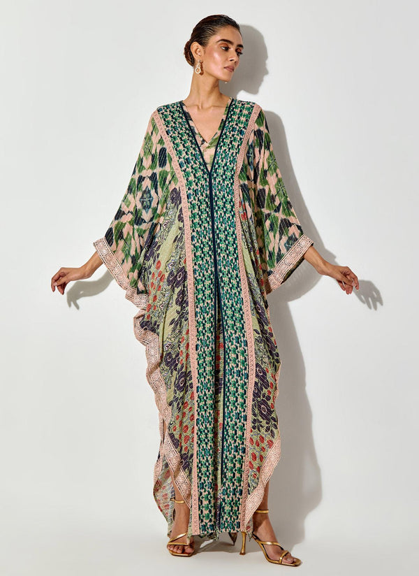 Multicolor Printed Kaftan
