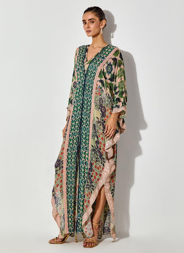 Multicolor Printed Kaftan