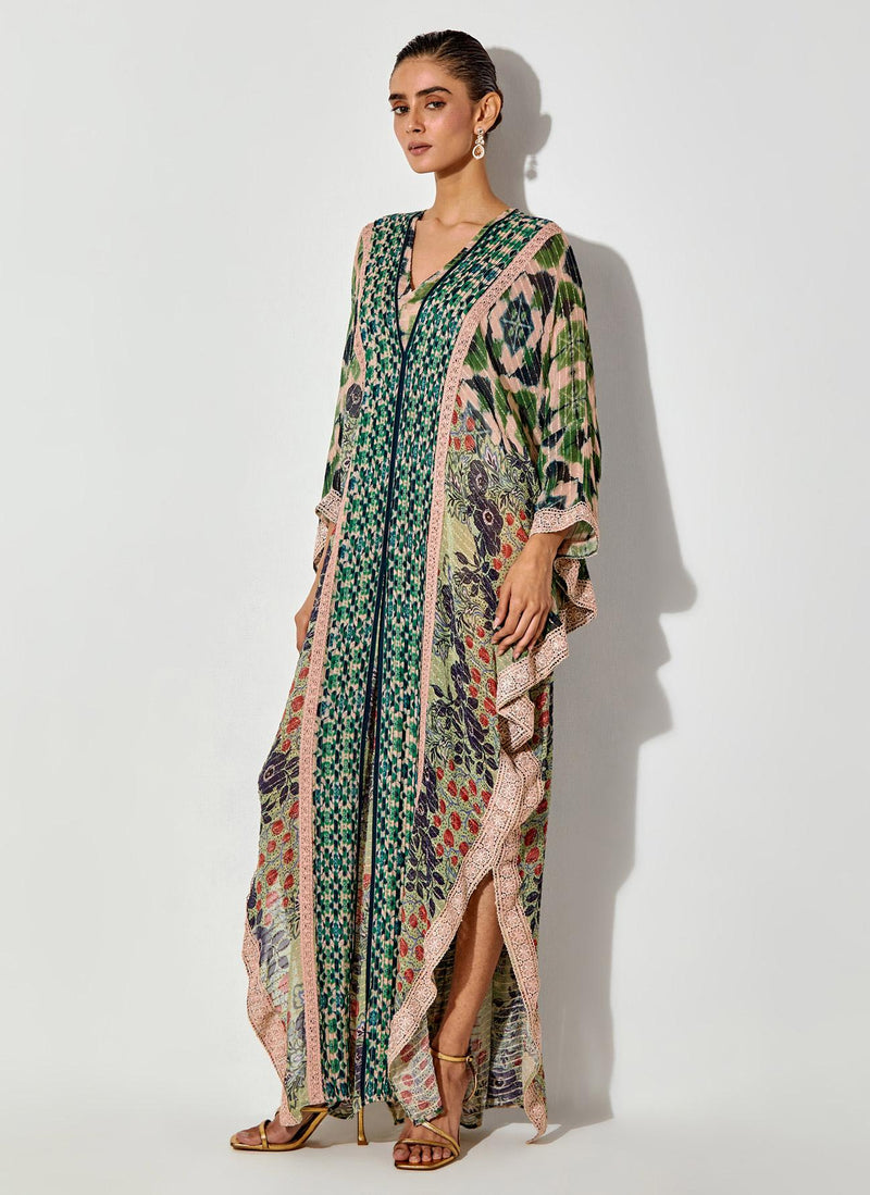 Multicolor Printed Kaftan