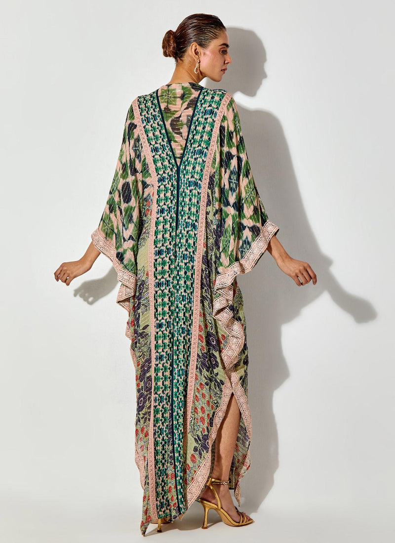 Multicolor Printed Kaftan