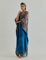 Blue Jaspe Long Kaftan