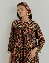 Multicolor Jaspe Long Tunic