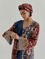 Multicolor Jaspe Long Kaftan