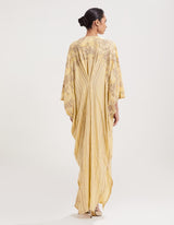 Yellow Embroidered Kaftan