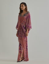 Red Printed Kaftan