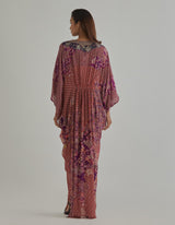 Red Printed Kaftan
