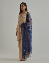 Beige Farshi Kurta Set