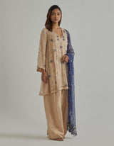 Beige Farshi Kurta Set