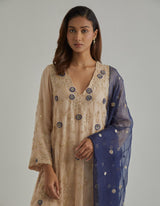 Beige Farshi Kurta Set