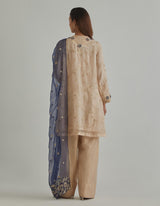 Beige Farshi Kurta Set