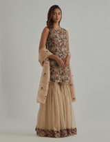Beige Beige Garara Set