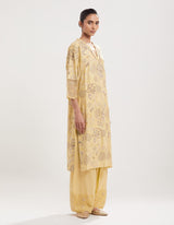 Yellow Embroidered Kurta Set