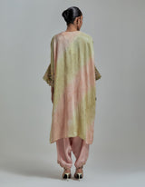 Multicolor Embellsihed Kaftan Kurta Set