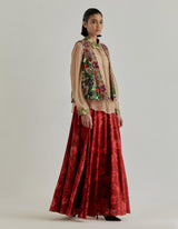 Multicolor Rosette Nomad Sharara Set
