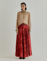 Multicolor Rosette Nomad Sharara Set