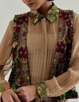 Multicolor Rosette Nomad Sharara Set