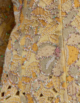 Lemon Water Glimmer Peplum Jacket And Skirt