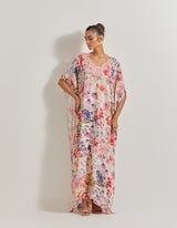 Blooming Burst Kaftan Georgette Dress