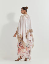 White/ Pink Cape & Dress