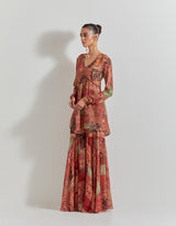 Spicy Glam Sharara Set
