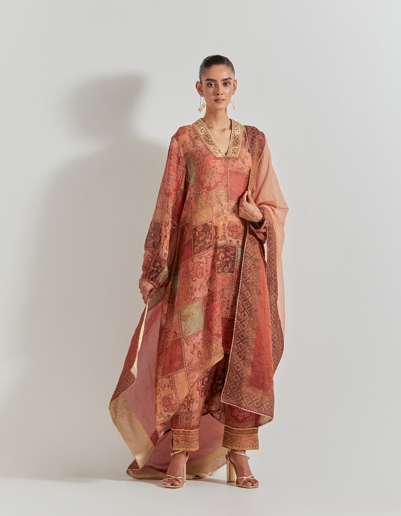 Spicy Glam Printed Kurta Set