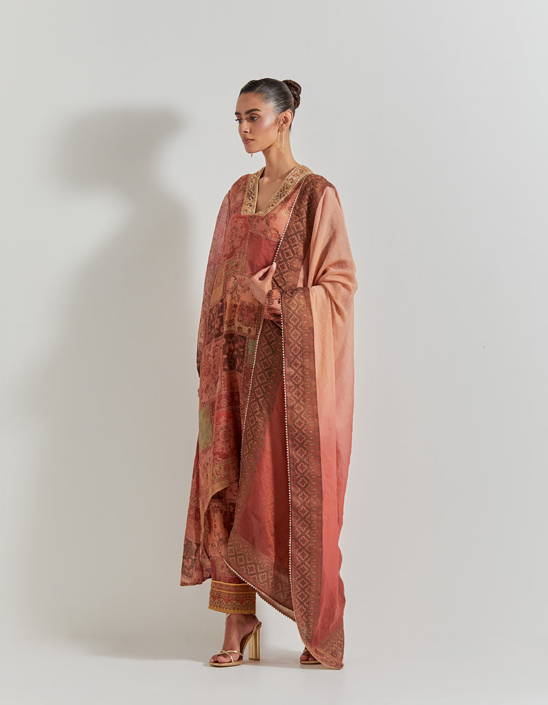 Spicy Glam Printed Kurta Set