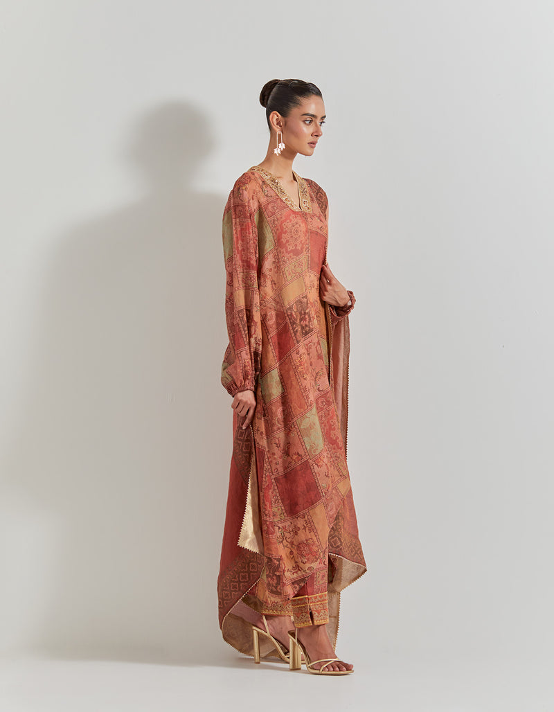 Spicy Glam Printed Kurta Set