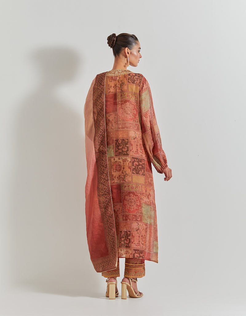 Spicy Glam Printed Kurta Set