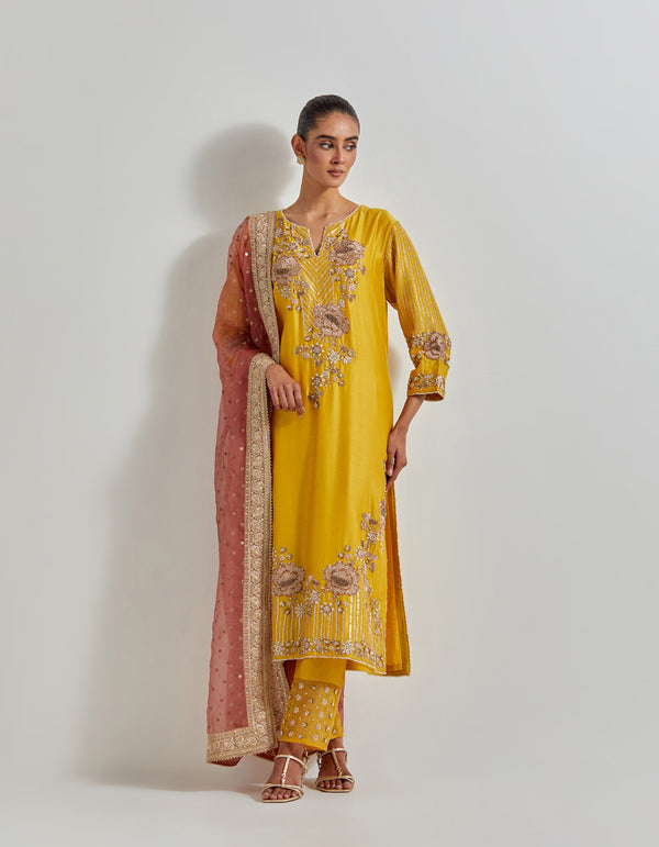 Multicolour Desert Rose Kurta Set