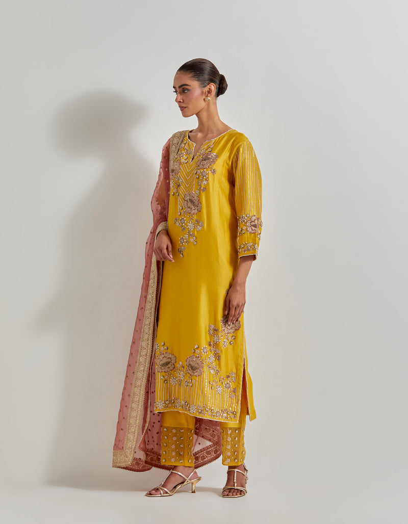 Multicolour Desert Rose Kurta Set