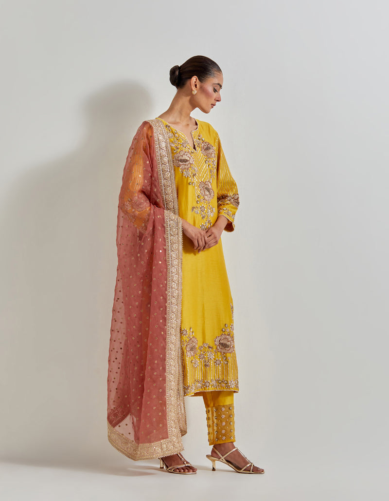 Multicolour Desert Rose Kurta Set