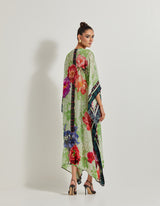 Foresta Eyelet Kaftan With Mirror Work