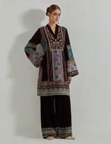 Rangrez Wine Tunic Set