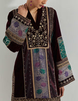 Rangrez Wine Tunic Set
