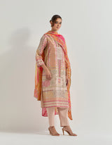 Beige Raeth Kurta Set