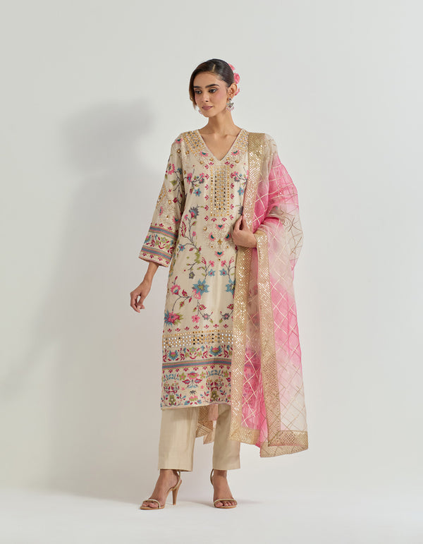 Ivory Raeth Kurta Set