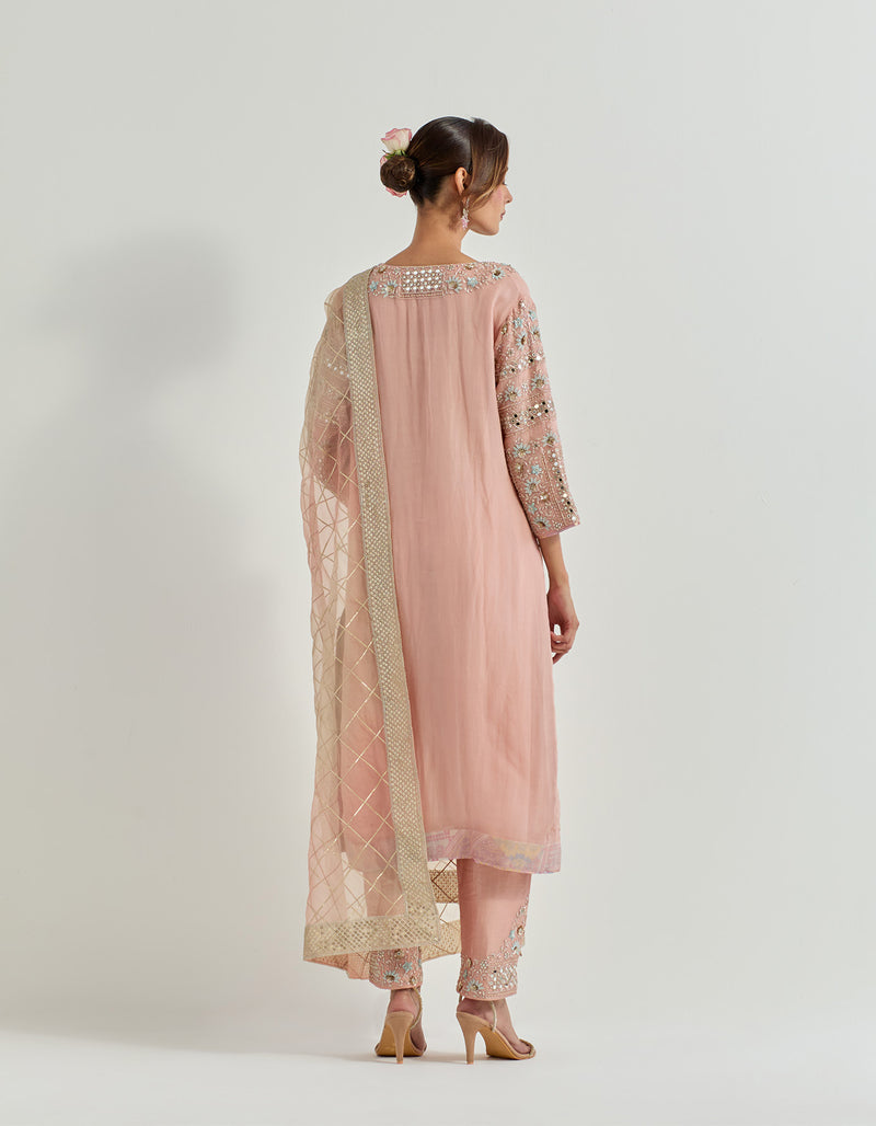 Pink Raeth Kurta Set