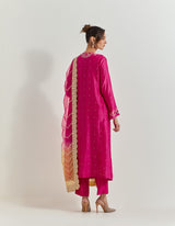 Fuchsia Kurta Set