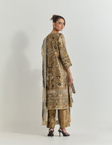 Antique Gold Kurta Set