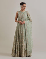 Sage Green Water Glimmer Lehenga Set