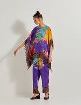 Creeper Georgette Kaftan Paired With Heavy Georgette Creeper Pants