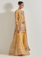 Yellow Desert Rose Sharara Set