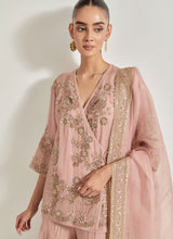 Desert Rose Old Rose Sharara Set